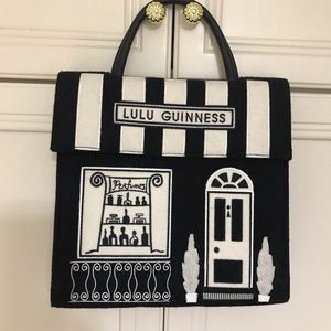 Original vintage Lulu Guinness felt bag never used and very rare